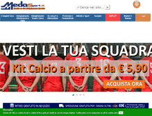 Tablet Screenshot of medasport.it